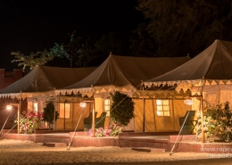 Swiss Tent exterior Osian Resort Camp Jodhpur