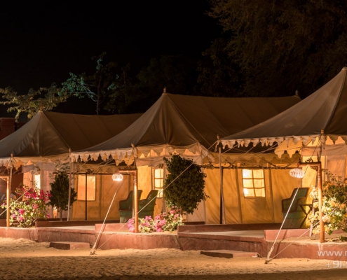 Swiss Tent exterior Osian Resort Camp Jodhpur