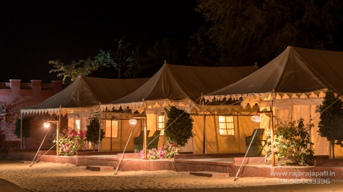 Swiss Tent exterior Osian Resort Camp Jodhpur